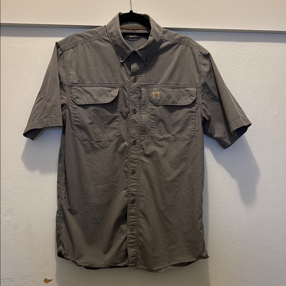 Carhartt Men's Gray Short Sleeve Shirt